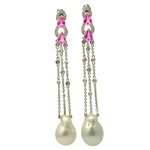 Pearl Earrings Baroque Shape