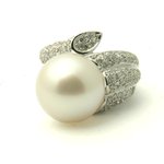 White South Sea Pearl Rings