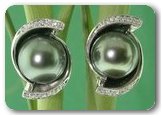Black Pearl Earrings